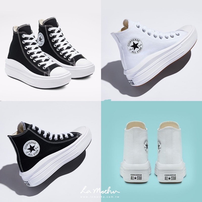 社團限定代購-CONVERSE高筒厚底帆布鞋